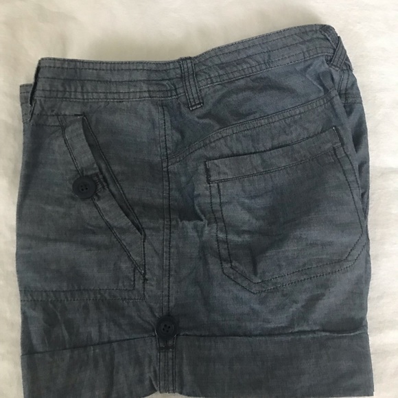 Co-ordinate Rust Red Old-Navy Linen Halter & Blue H&M shorts. All barely worn. - Picture 9 of 11